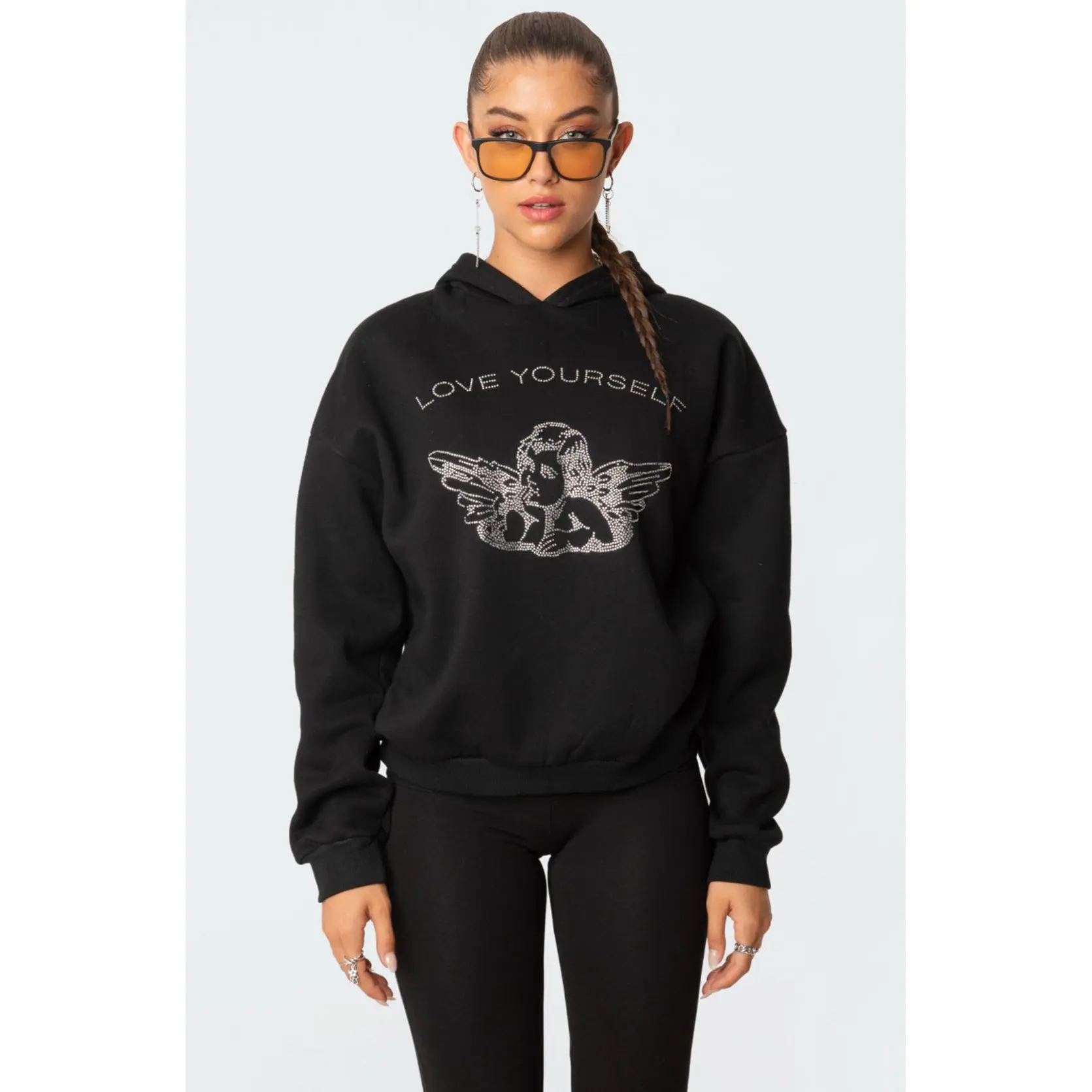 Angie Rhinstone Hoodie
