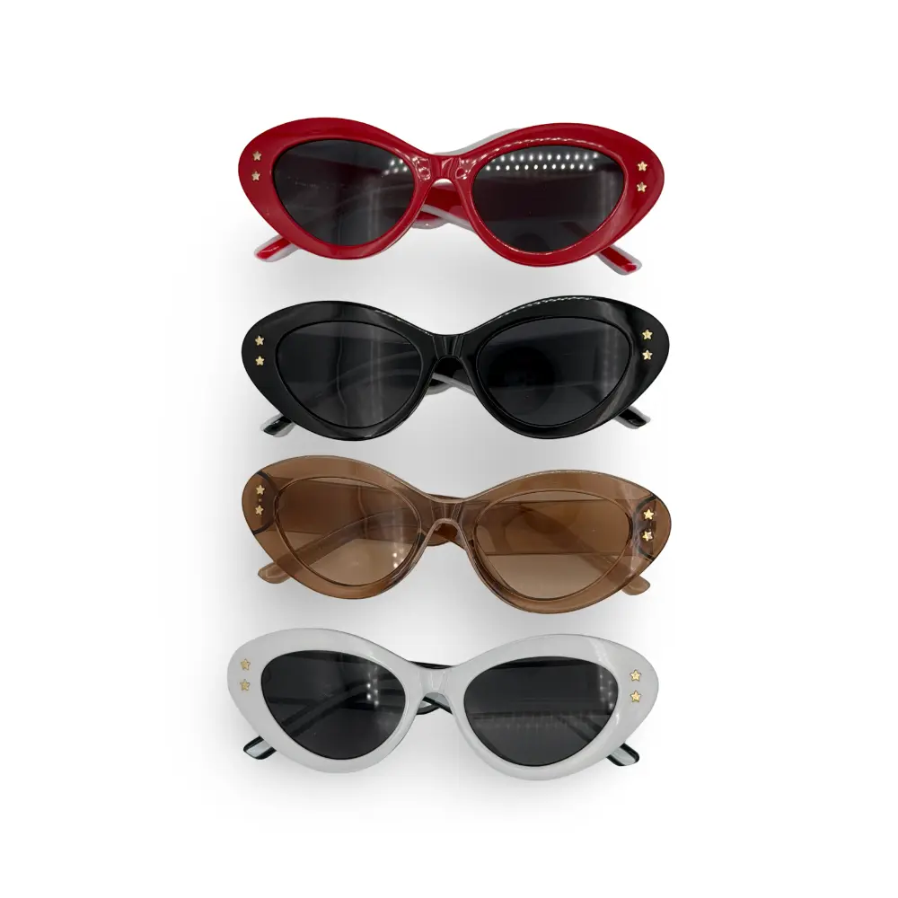 #23-HS1331 CICI Sunglasses Premium Vintage Square Sunglasses for Women and Men