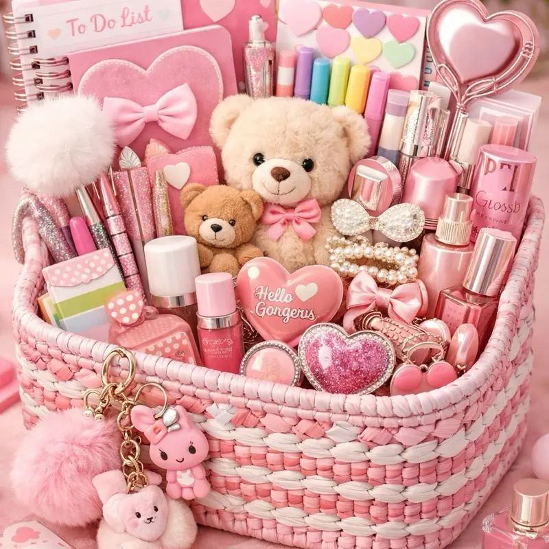 Aesthetic Gift bundle— Stationery, Beauty & Accessories Set Aesthetic Gift bundle— Stationery, Beauty & Accessories Set