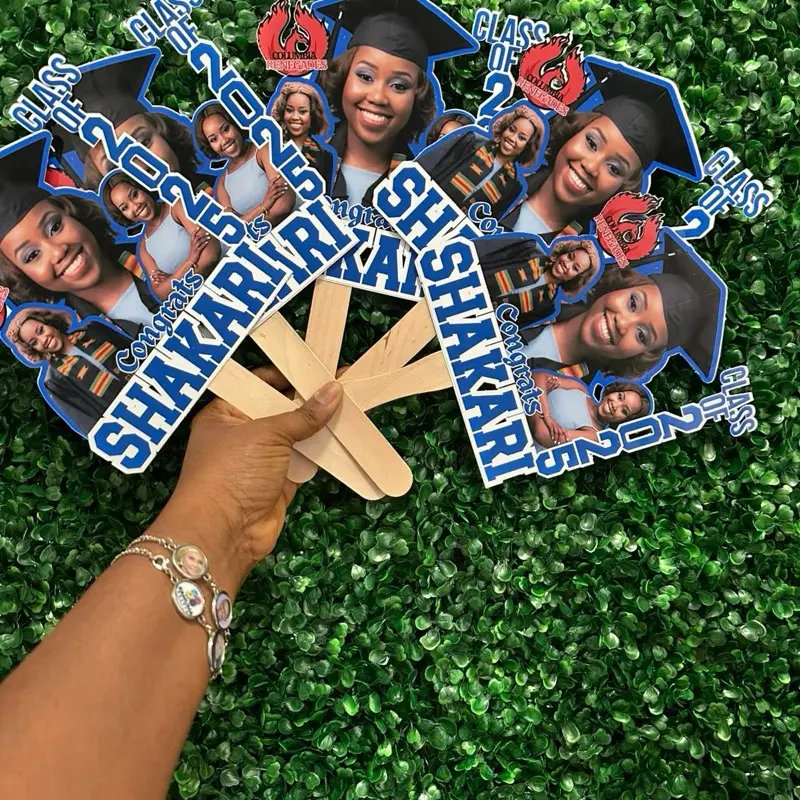 Custom Hand Fan- Set of 5