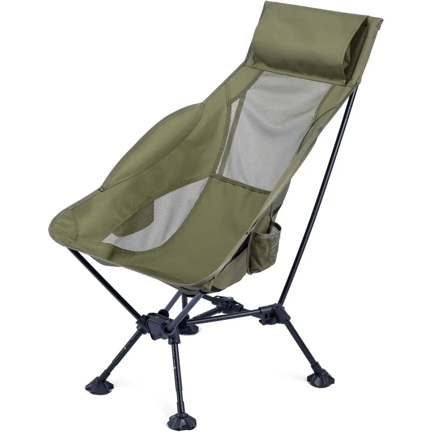 Baby & Maternity Ultralight Compact Folding Triangular-Frame High-Back Camping Beach Chair with Outdoor Anti-Sinking Large Feet