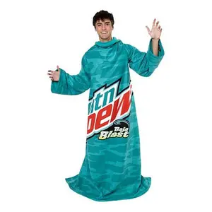 Snuggie Mountain Dew Wearable Fleece Blanket with Sleeves Snuggie Mountain Dew Wearable Fleece Blanket with Sleeves