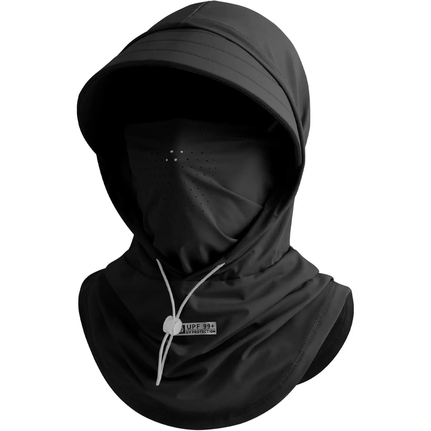 Unisex Adult Cooling Breathable Full-Face Balaclava Mask - Windproof Protective Ski Mask, Wide Brim UPF 50+ Sun UV Protection Hood for Fishing, Motorcycle Riding, Windproof Face Mask