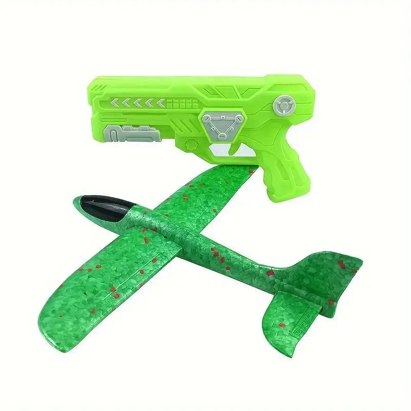 2 Mode Foam Glider, Hand Launch Sturdy EPP Airplane, Natural Breeze Outdoor Toy for Beach Backyard Party Father’s Day Present,Birthday Gift