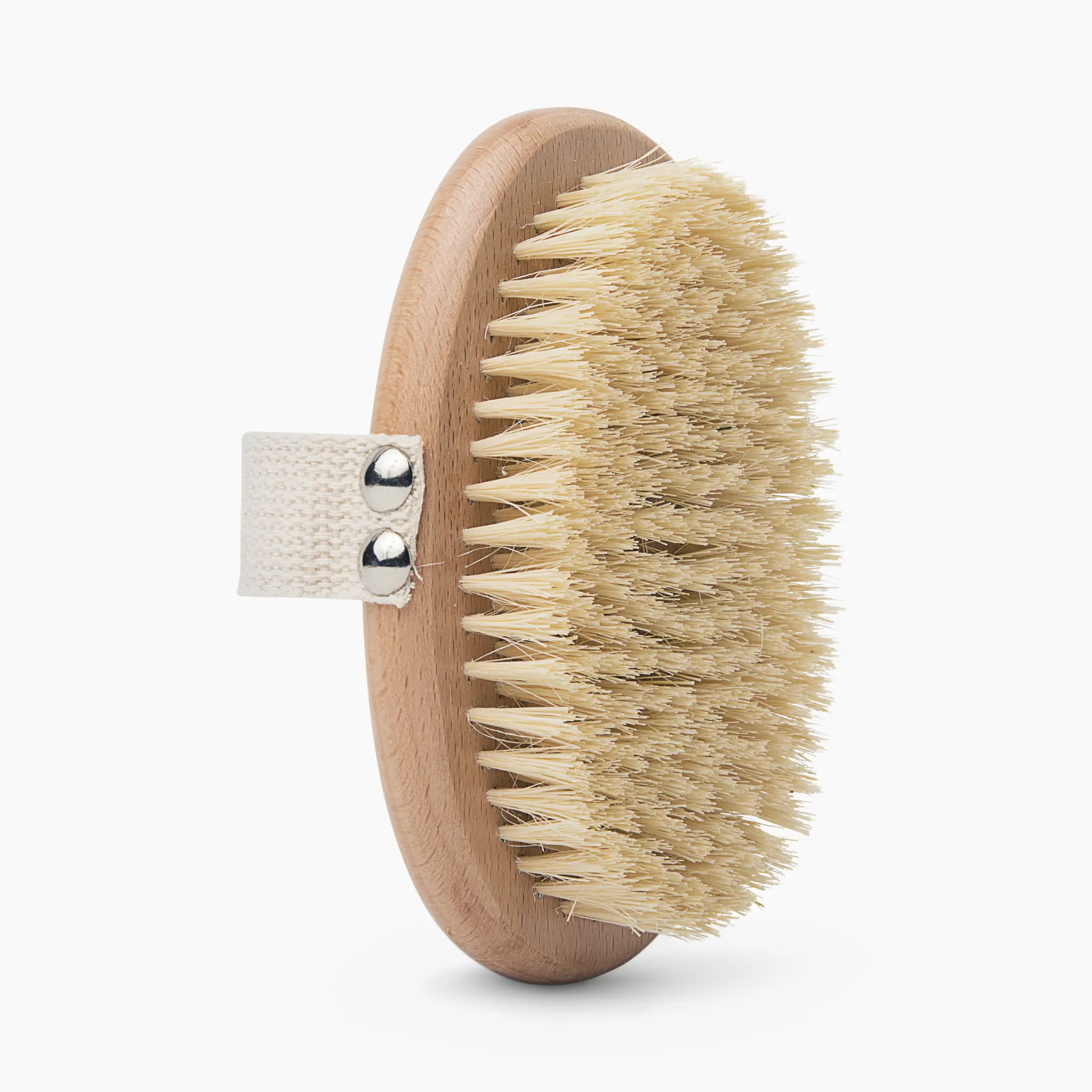 LA SALT CO Plant-Based Body Brush Eco-Friendly Sisal Bristles for Dry Exfoliation & Smooth Skin Perfect for Bath & Shower Prep Natural Sisal Bristles for Dry Brushing Personal Tool