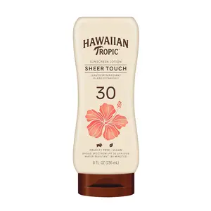 Hawaiian Tropic Sheer Touch Ultra Radiance Lotion Sunscreen SPF 30, 8oz | Hawaiian Tropic Sunscreen SPF 30, Sunblock, Broad Spectrum Sunscreen, Oxybenzone Free Sunscreen, Body Sunscreen