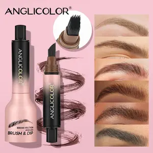 Brow-Fection Angled Liquid Brush Eyebrow Pencil Liquid Eyebrow Enhancer Easy to Color Long-Lasting Quick-Drying i love Volumized Natural