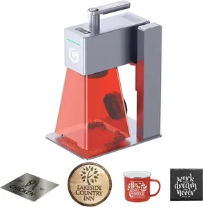 Longer Nano Pro Portable Laser Engraver, 12W Laser Engraver and Cutter, DIY Engraver Tool for Wood, Acrylic, Leather, Cloth, Metal, Ceramics,5000mm/s High-Speed