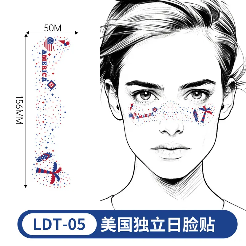 Shining Statue of Liberty Face Tattoo Sticker Long-lasting Christmas Makeup Face Sticker Tattoo Sticker Shining Statue of Liberty Face Tattoo Sticker Long-lasting Christmas Makeup Face Sticker Tattoo Sticker