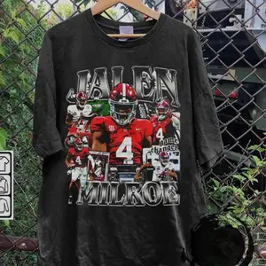 Vintage 90s Jalen Milroe Vintage Bootleg Style T-shirt