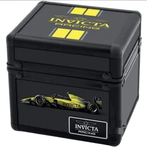 Invicta Racing IPM645 1-Slot Aluminum Watch Box - Black