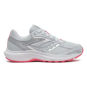 Saucony Womens Cohesion 17 Running Sneakers Shoes - Grey, Pink