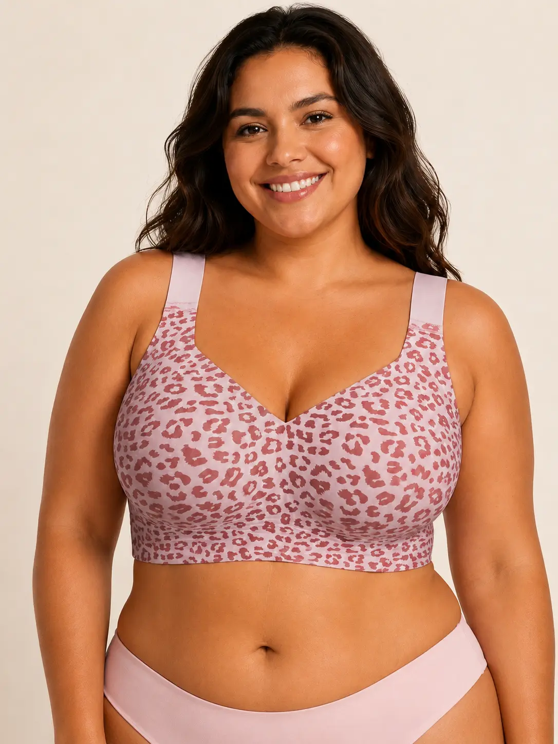 Plus Size Wireless Jelly Bra for Women S 4XL, No Underwire Seamless Bra with Support and Lift, Full Coverage Comfy Bra