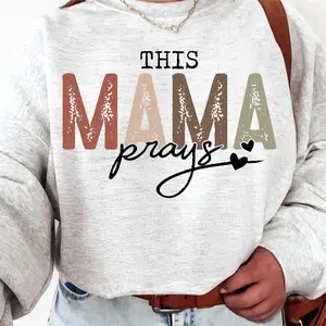 Praying Mama Shirt Distressed Christian Mom Faith Mothers Day