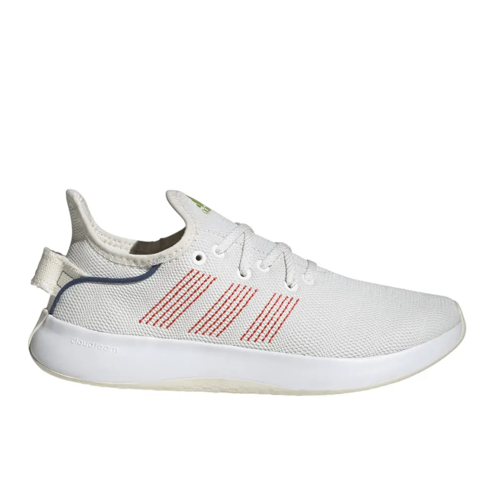 adidas Womens Cloudfoam Pure Sneakers Shoes Casual - White adidas Womens Cloudfoam Pure Sneakers Shoes Casual - White