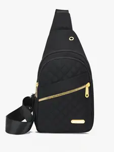 Summer Quilted Fanny Pack, New Summer Outfits 2026 All-match Large Capacity Crossbody Bag, Unique Bags,Casual Solid Color Designer Chest Bag for Daily Use, Fashionable Large Capacity Sling Bag