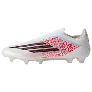 Lamine Yamal x adidas F50 Elite Laceless FG 'Cloud White Black Lucid Red'