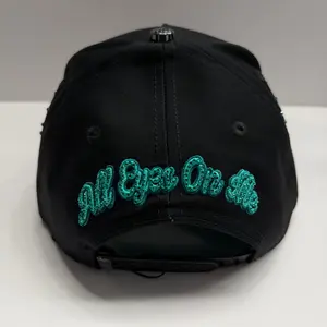 BLK AQUA (ALL EYES ON ME) premium caps