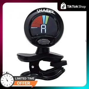 Snark Rechargeable Chromatic, USB SN5X Clip-On Tuner for Guitar, Bass & Violin