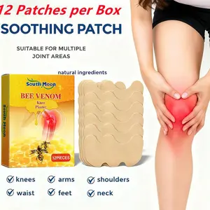 Soothing Patch - Multi-use Herbal Heat Bee Venom Patches with 12 Count for Natural Comfort & Long-Lasting Warmth- Suitable for Joints & Muscles Heating Pad Stickers