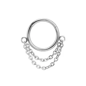 Double Chain Hinged Segment Ring - 316L Stainless Steel