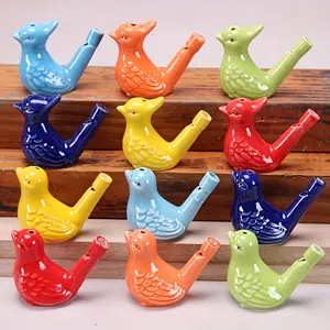 1pc, Warblers Bird Water Whistle, Ceramic Whistle Colorful Party Favors Gifts Emergency Noise Maker  Decorations Supplies