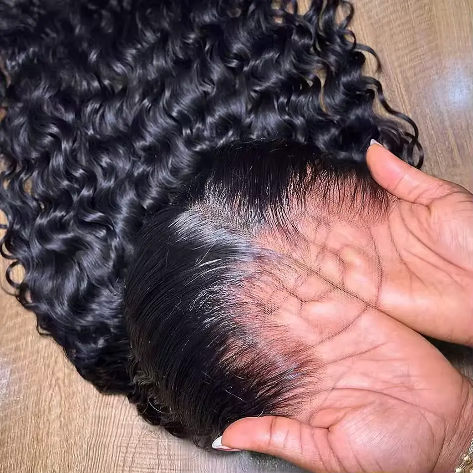 Curly Glueless 13x6 HD Lace Frontal Wig 100% Human Hair Glueless Ready Wear Go Wig Deep Wave 7x5 HD Lace Closure Wig Pre Plucked Hairline Beginner Friendly Lace Wigs