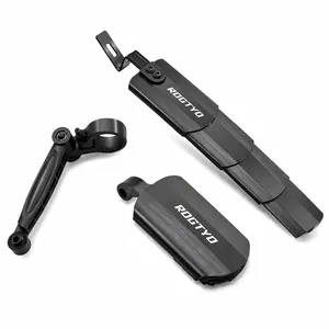 Foldable Bicycle Mudguard, Foldable & Extendable for MTB/Road Bike/Folding Bike  – Lightweight Plastic with Seat Tube Mount