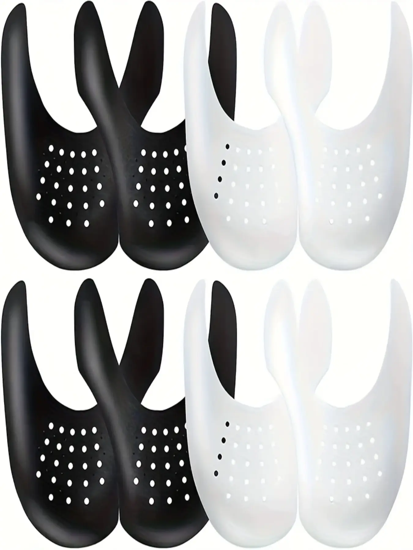 Four-Piece Shoe Wrinkle Protection Set, Anti-Wrinkle Shoe Covers, Prevents Sneaker Creases, Fits Men 7.5-12, Women 5-8.5, Wrinkle Protector, Shoe Crease Protectors