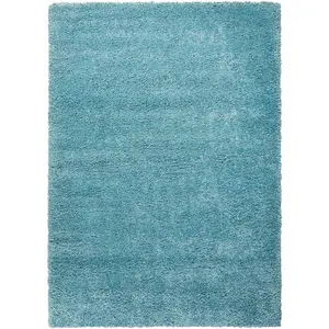 Nourison Home Amore AMOR1 Aqua Contemporary Power-loomed Rug