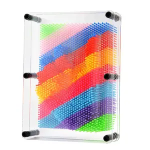 3D Pin Art Toy, Pin Art Toy Pin Board Toy for Kids, Sensory Toy, Fun Fidget Toddler Toys for Birthday Gifts 8x6 Inches