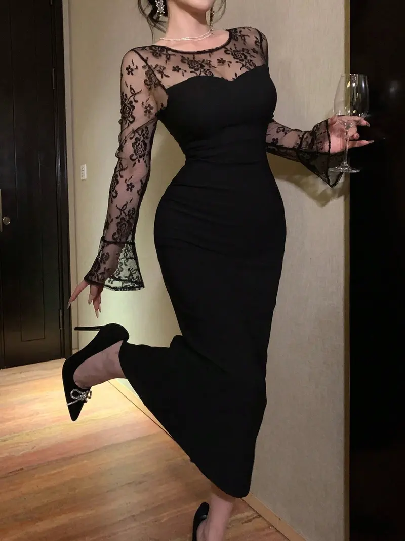 all black evening dresses - TikTok Shop