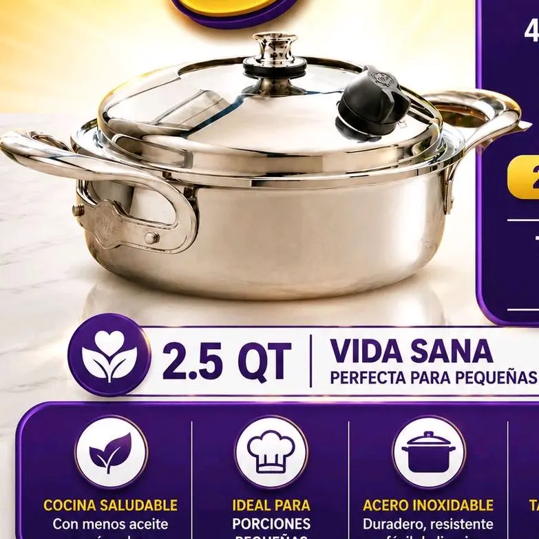 cacerola de 2.5 qts para cocinar Food