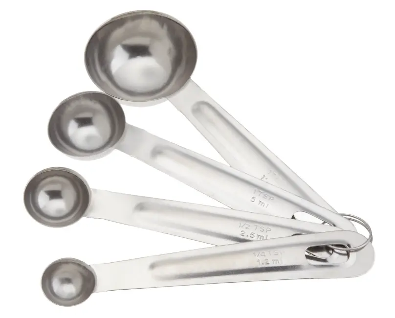 Good Cook Classic Set of 4 Stainless Steel Measuring Spoons (19875)
