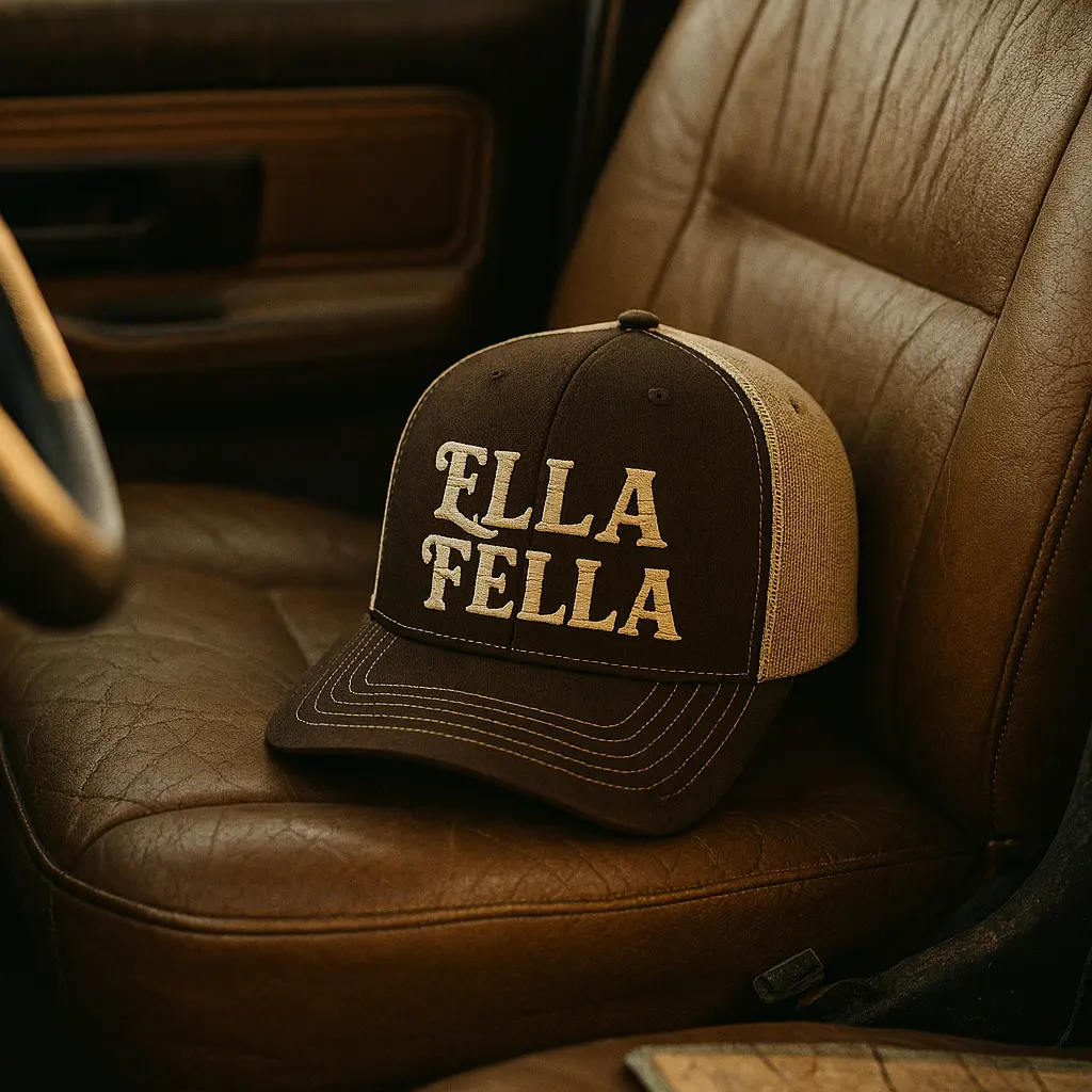 Ella Fella Embroidered Cap — Richardson 112 - TikTok Shop