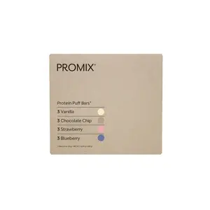 Promix Protein Puff Bars – 15g Protein Low Sugar (3g) – Marshmallow Crispy Treat-Style – Whey Isolate – 12 Bars Promix Protein Puff Bars – 15g Protein Low Sugar (3g) – Marshmallow Crispy Treat-Style – Whey Isolate – 12 Bars