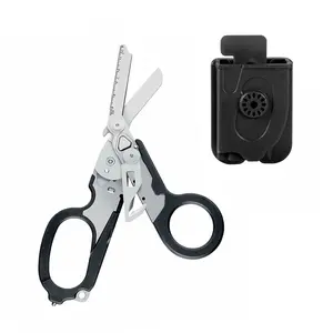 6-In-1 Multifunctional Cutting Trauma Scissors, Stainless Steel Foldable Emergency Scissors, Foldable Trauma Shears, Ideal for Outdoor Camping & Rescue