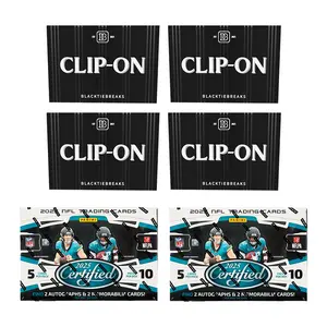 BREAK#147 SUNDAY 2025 Panini Certified Football Hobby (x2) + BlackTie Football Clip-On (x4) Pick Your Team (BS) 06/14/26 10:30 AM EST or RIP ON FILL