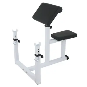 SEGAWE Arm Curl Weight Bench Adjustable Commercial Preacher Seated Dumbbell