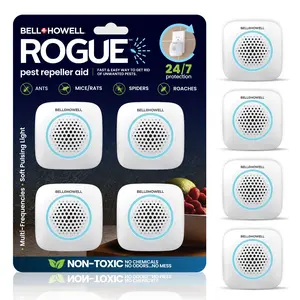 Rogue Pest Repeller Aid – Ultrasonic Plug-In Indoor Insect & Rodent Repellent, Chemical-Free Pest Control
