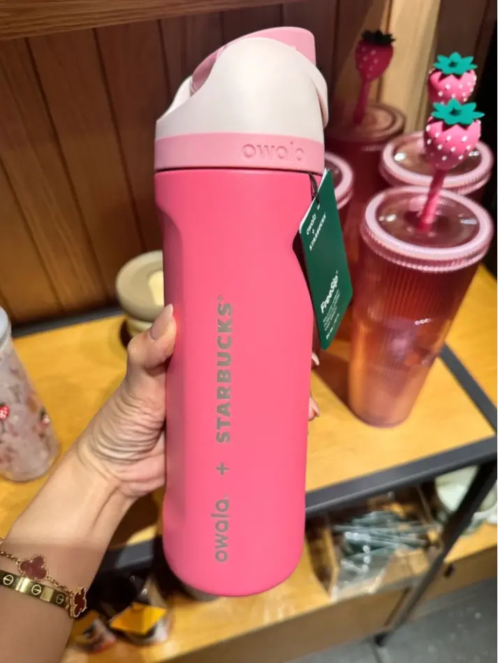 Owala Pink Collection 24oz FreeSip 2026 Insulated Water Bottle