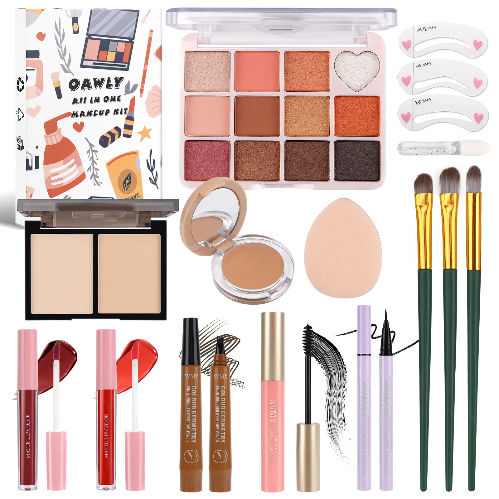 Makeup Kit for Teen Girls 12-14, Beginners Full Makeup Gift Set, Portable Travel Makeup Kit for Young Teenagers Girls