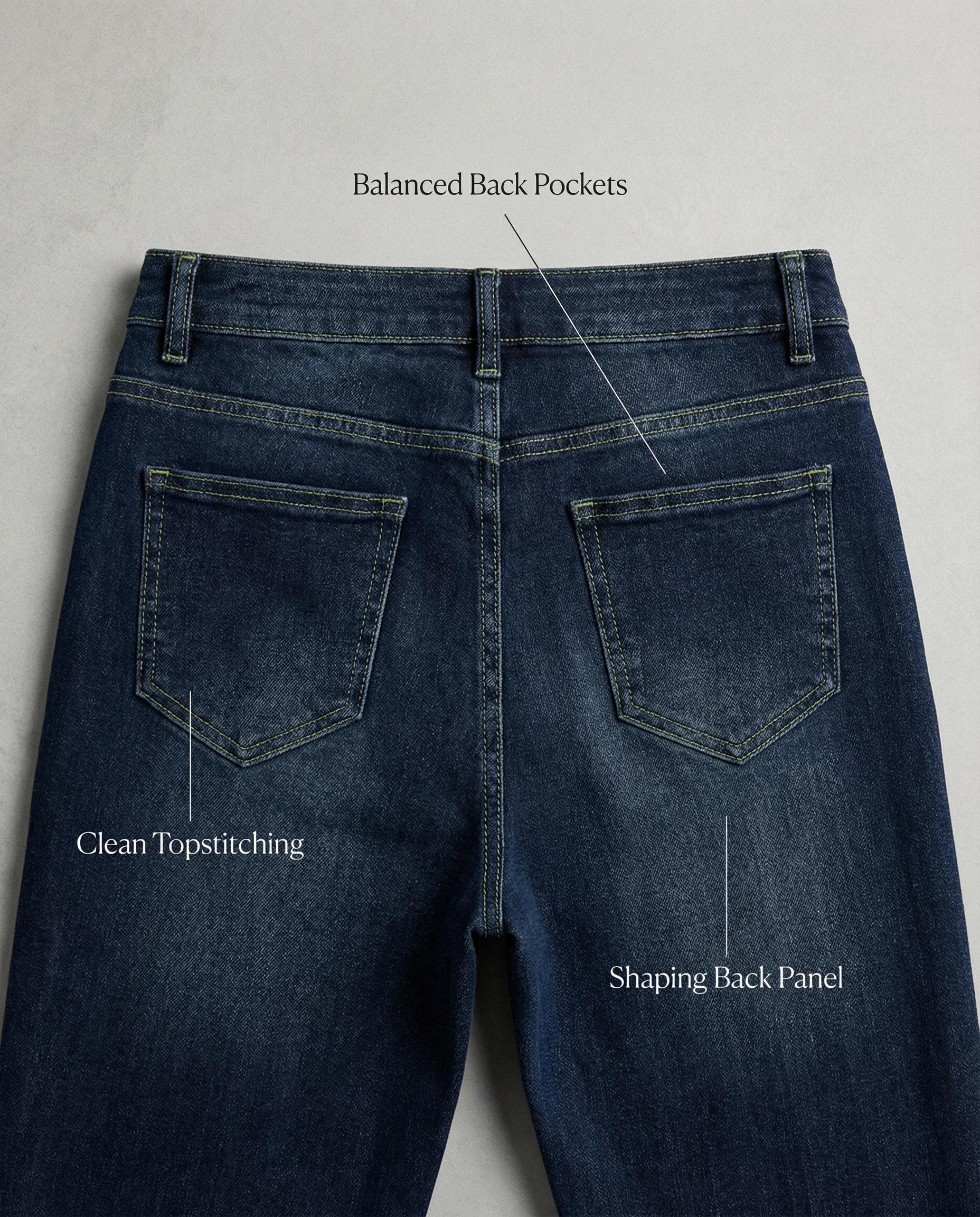 Women’s Flare Jeans Bell Bottoms Stretchy Flattering Dark Wash Denim Pants With Belt Y2K Vintage Grunge Alt Casual Streetwear