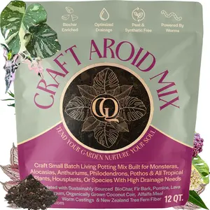 Craft Aroid Potting Mix- Elite Alocasia, Philodendron, Monstera Soil Mix, Chunky, Well Draining Potting Soil for Indoor Plants, All Tropical Plants & Houseplants, Peat Free
