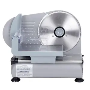 JupiterForce 7.5" Stainless Steel Blade Electric Meat Slicer - 150W Meat Slicing Device, Multi-Use Kitchen Appliance for Cheese, Deli Food,summervibes