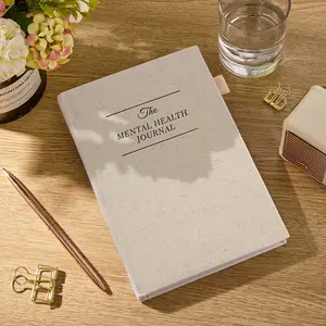 2026 Mental Health Journal, Anxiety & Guided Journal for Women(A5 Size)-Beige