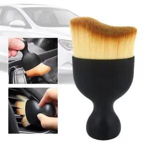 Car Interior Cleaning Brush Set, 1/2/4 Pieces, Suitable for Keyboard, Air Conditioning, Camera, Thick Soft Bristles, Precision Dust Removal Tool, Car Detailing Brush