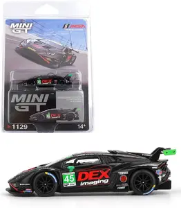 Lamborghini Huracán GT3 EVO2 #45 DEX Imaging 2024 IMSA Daytona 24 Hrs Mini GT 1:64 Scale MGT01129 Blister Pack