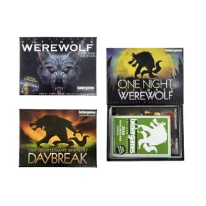 One Night Ultimate Werewolf Card Game Alien Supervillain Edition, Fun Party Gaming for Friends & Family, Exciting Strategy & Deception, Party Game Cards