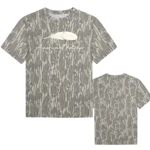 The Feather - Mossy Oak Washed Out T shirt 3D, American Fetcher Camo T-Shirt 3D, Feathers Mossy Oak Tee, Gift for Him, Camo 3D Hunting Shirt